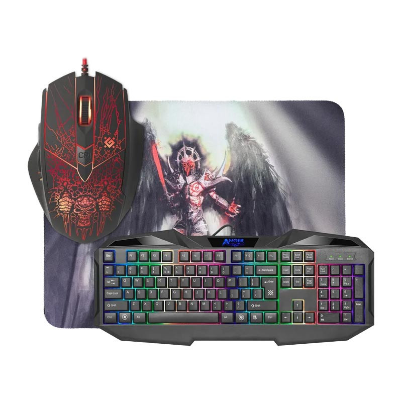 Defender Gaming Keyboard Combo 3 in 1 MKP-018