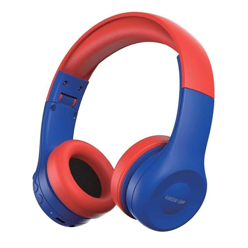 Green Lion GK-100 Kids Wireless HeadPhone - Blue/Red