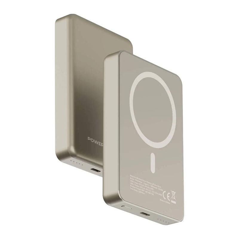 Powerology 10000 mAh 20W PD & 15W Magsafe Powerbank Titanium