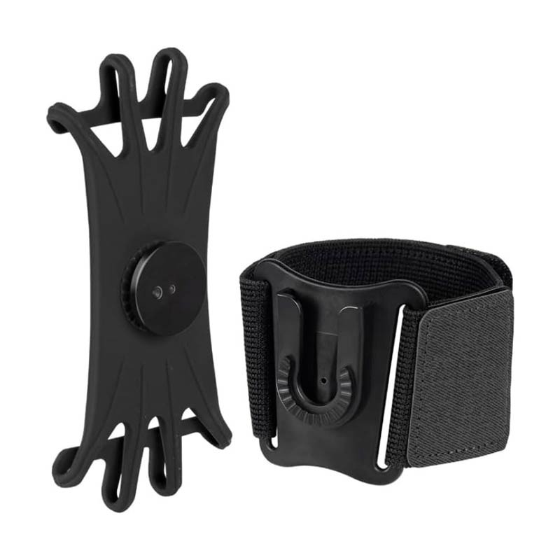 GREEN DETACHABLE SPORTS ARMBAND 4- 6.8-BLACK