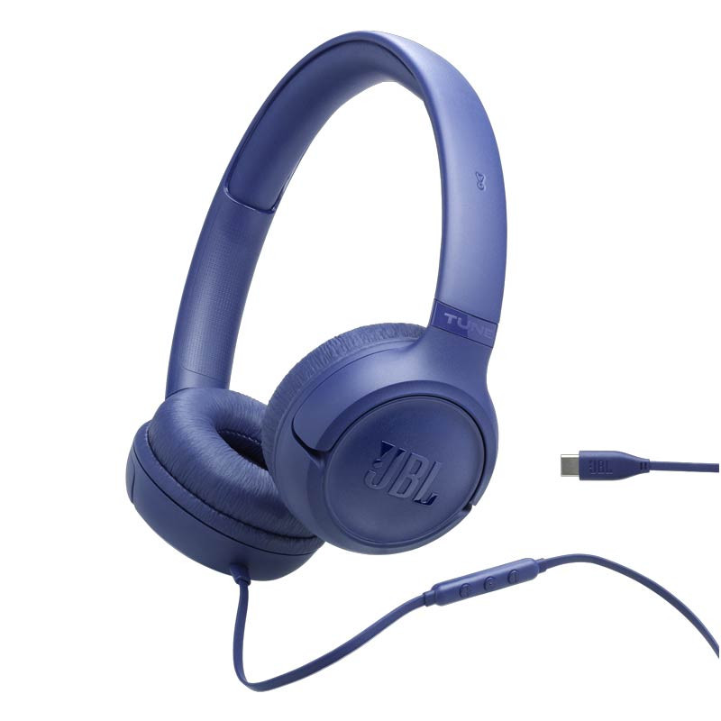 JBL Tune 530C USB-C wired Blue